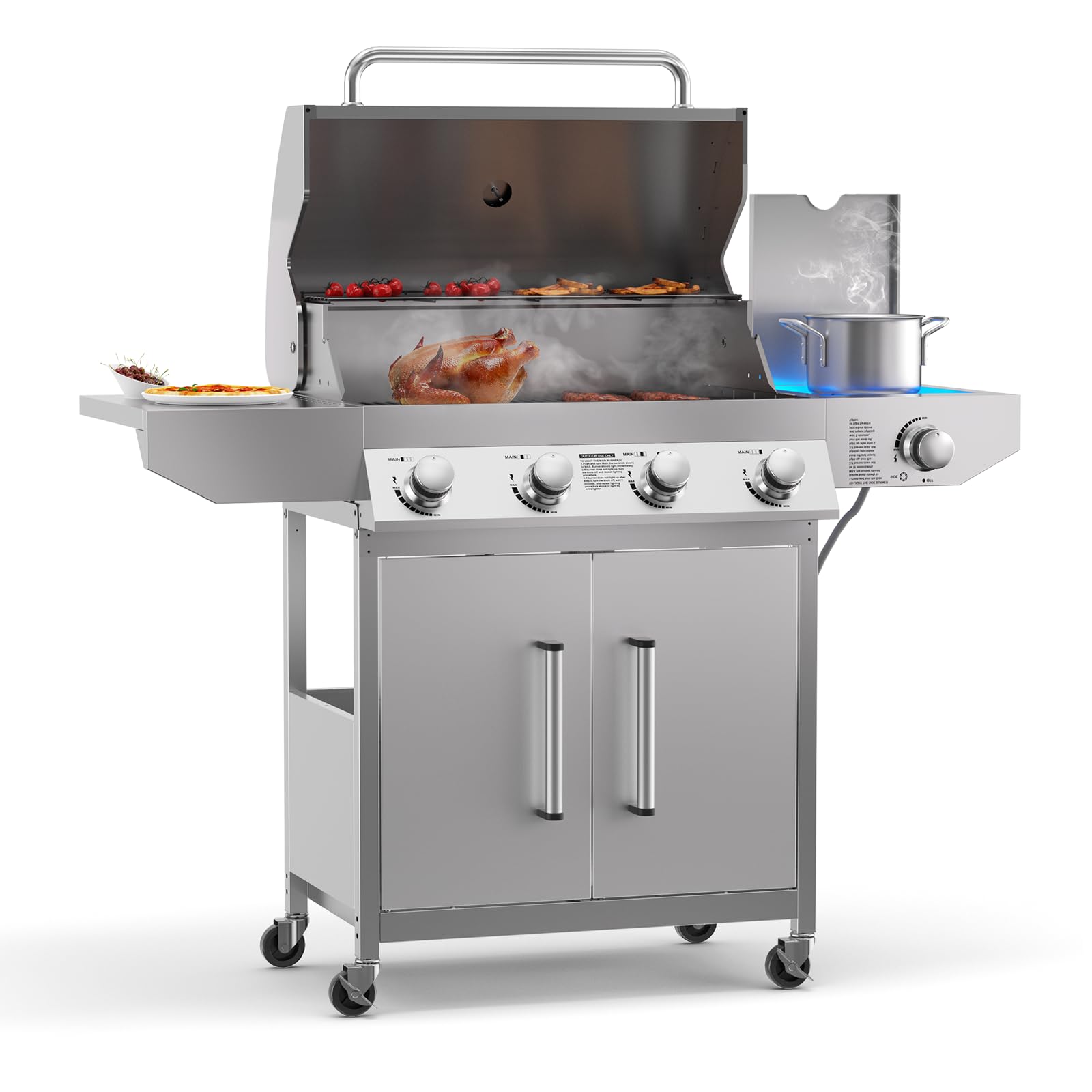 ADREAK 4-Burner Propane BBQ Grill