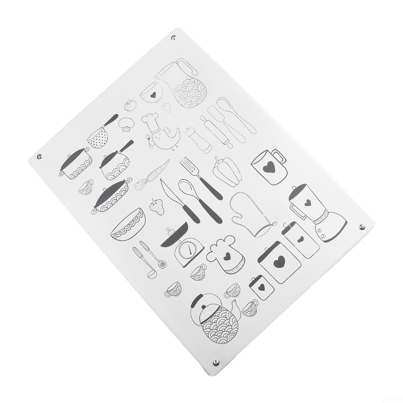 Soporte de metal multiusos para horno microondas con base antideslizante para uso doméstico (blanco)