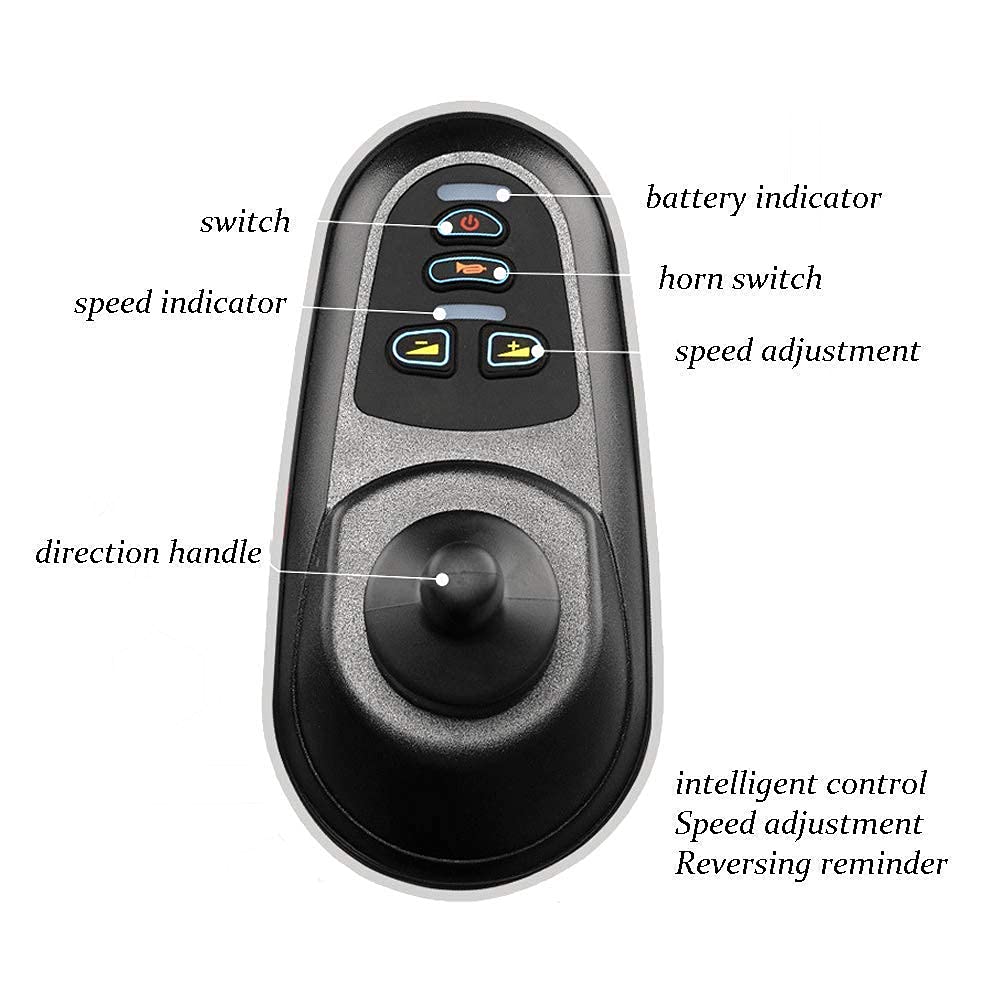 Carrozzine elettriche per Adulti, poggiatesta Regolabile, Batteria ai polimeri di ioni di Litio
