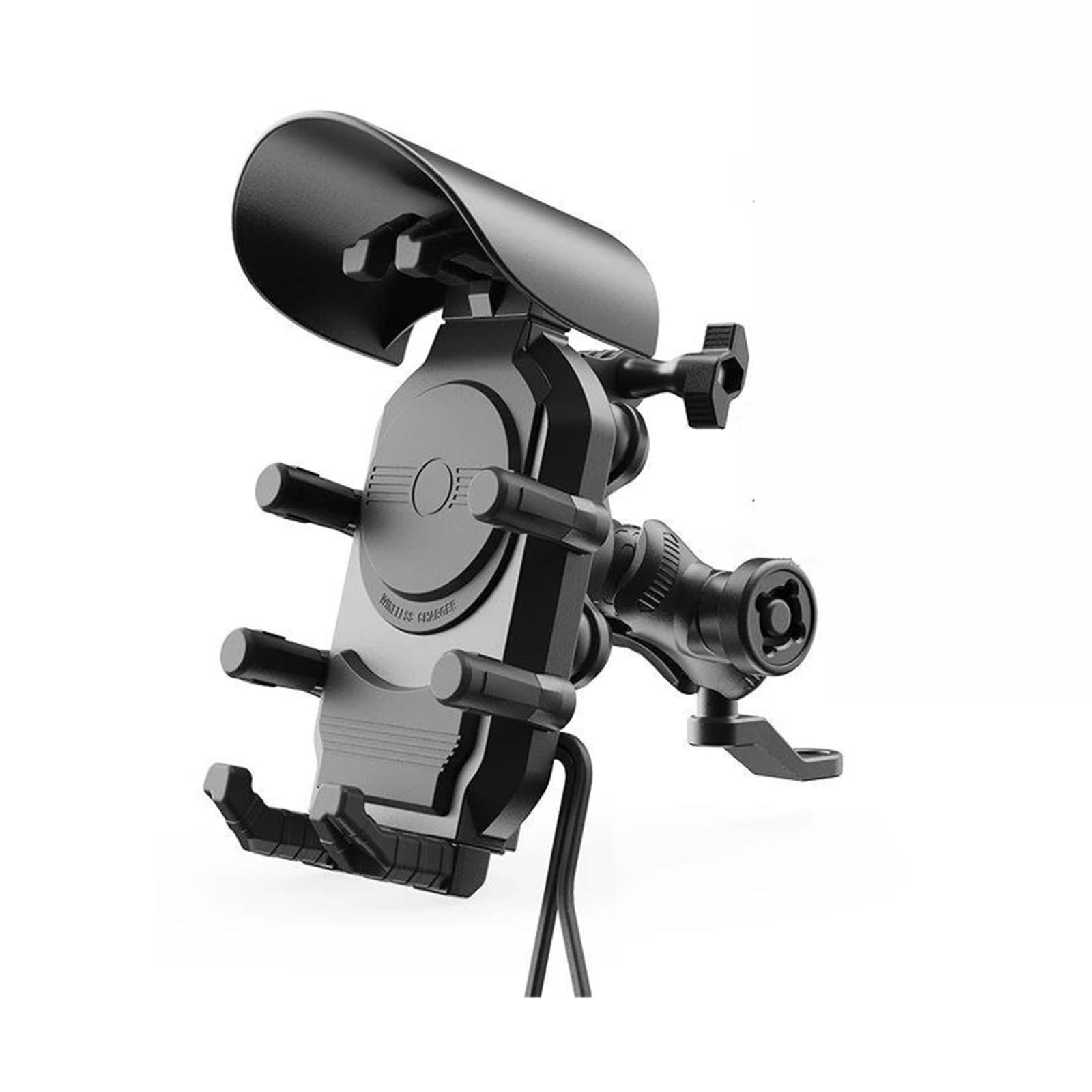 Supporto Ricarica Rapida 15W Carica Wireless Smartphone Manubrio Antifurto Bici Impermeabile