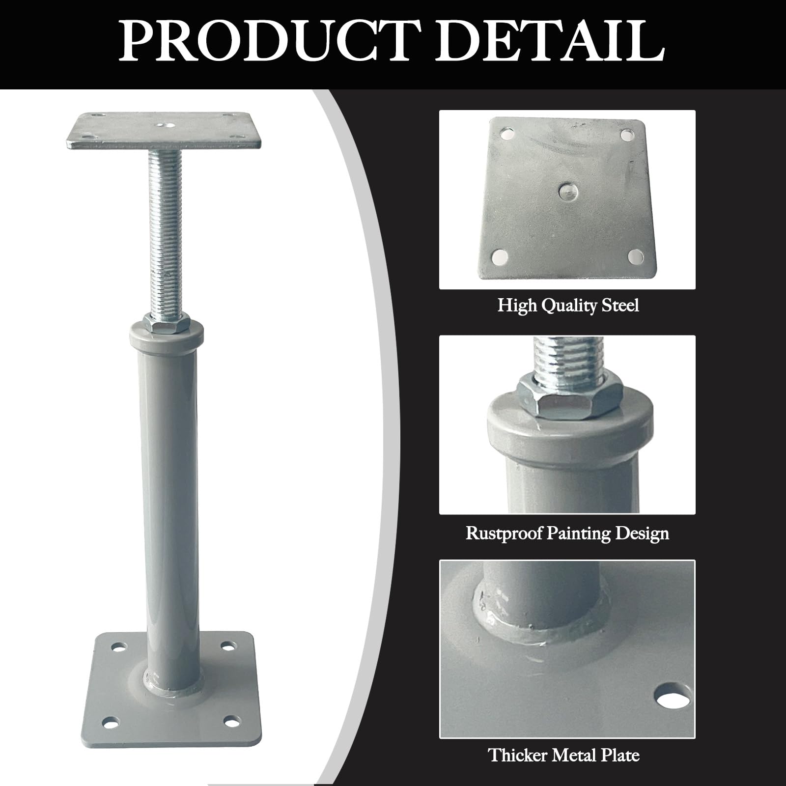 Temporary Support Jack 4 PCS Adjustable Floor Jack Posts - 8800 Lbs ...