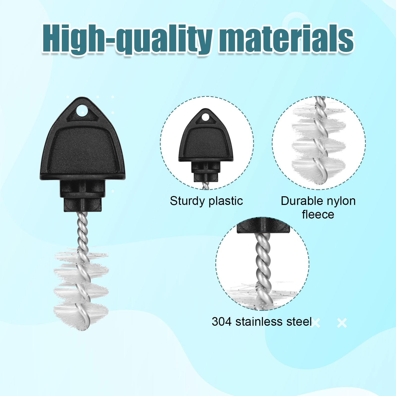 12pz Spazzola per Rubinetti Della Birra e Coperchio per Rubinetto Della Birra, Beer Tap Plug Brush Fusti di Birra Tappi per Rubinetti Plastica Tappi per Ristorante Bar per Feste a Casa