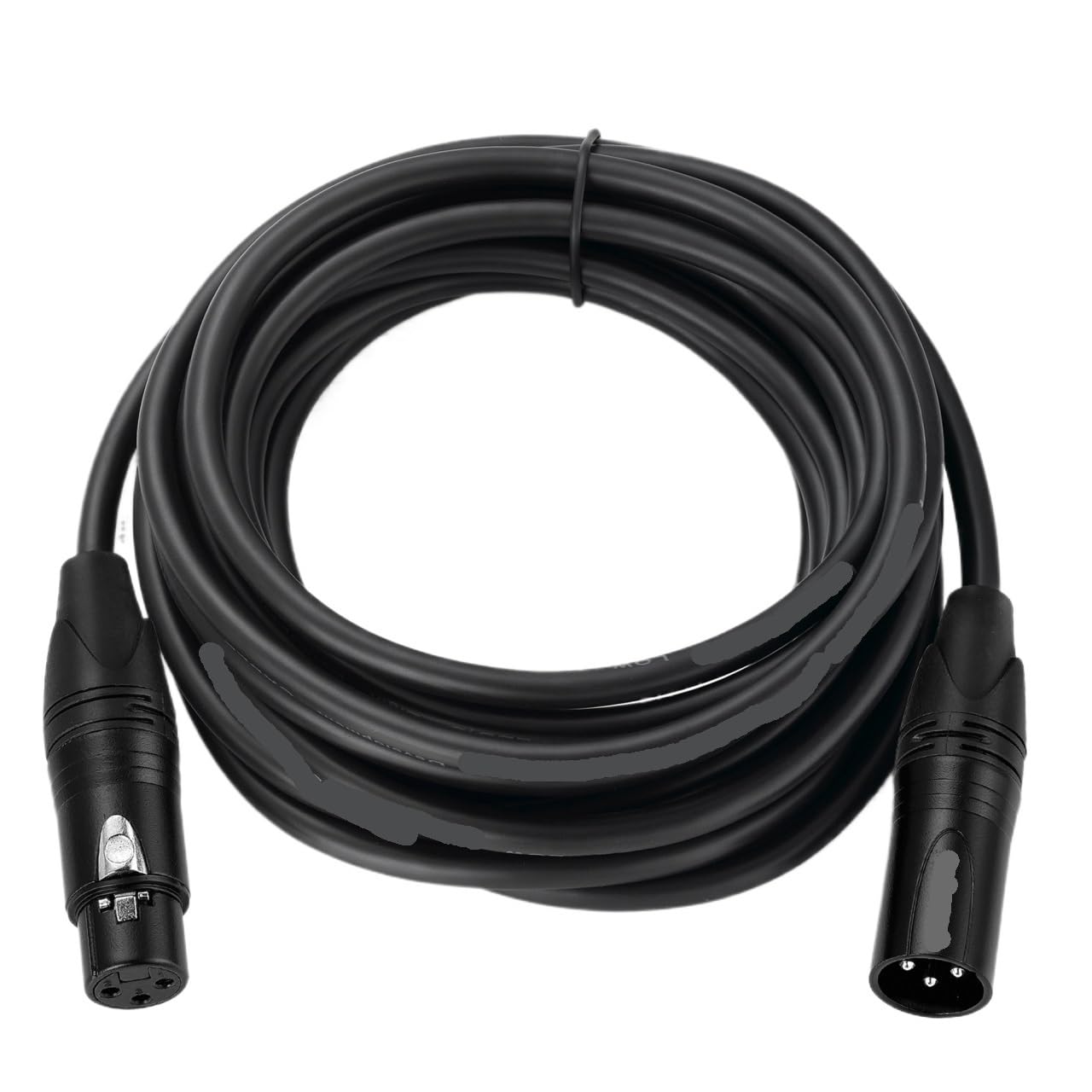 Symmetrisches, geschirmtes Kabel, XLR-Stecker auf Buchse, 3-poliges Kabel für DMX-Bühnenlichter, Mikrofon, Aufnahmemixer (5 m)