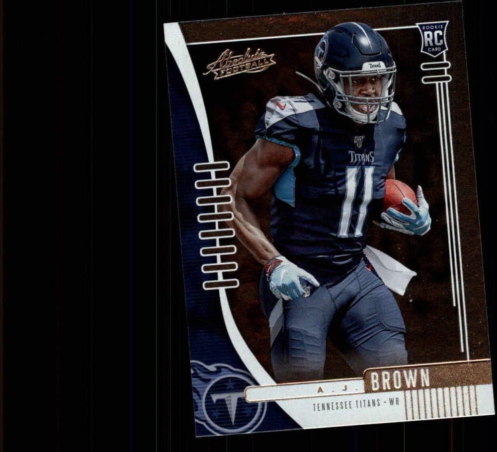 2019 Absolute NFL (Retail) #101 A.J. Brown RC Rookie Tennessee Titans Official Panini Football Trading Card