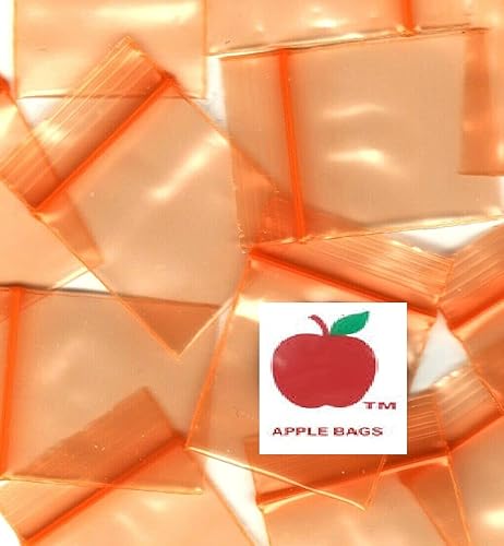Miniatura 5 de Paquete de 1000 bolsas transparentes de la marca Apple de 2 mil, 1000 bolsas de plástico resellables (12510-S azul)