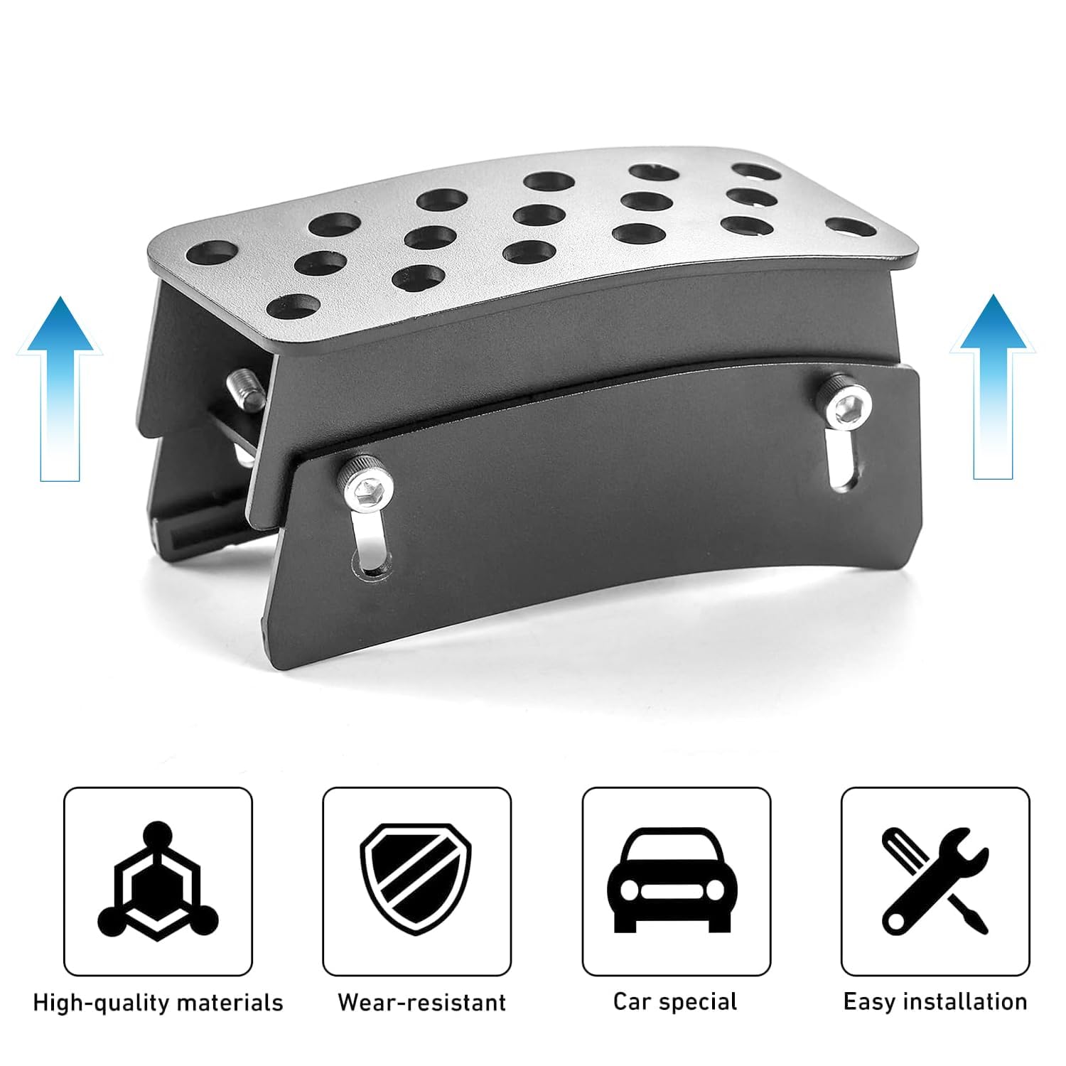 Extendeur de Levage de pédale d'accélérateur pour 2007-2017 Jeep Wrangler JK JKU, Pad d'accélérateur réglable