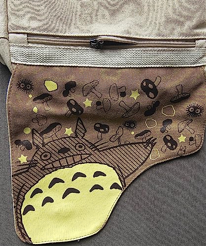 Bolsa tiracolo de anime de lona, bolsa mensageiro fofa, bolsa de ombro feminina, mochila masculina,