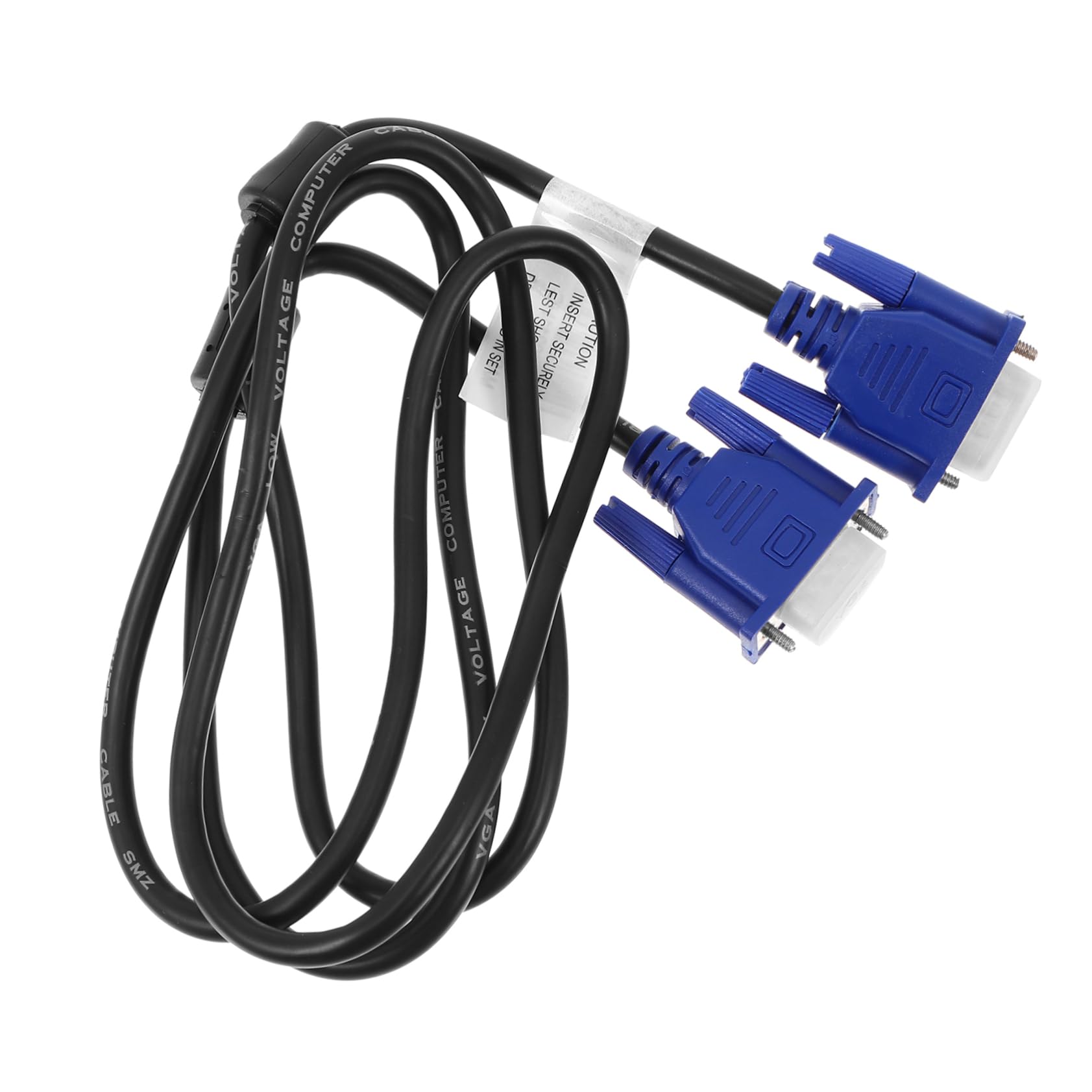 POPETPOP 2Pcs Vga Data Cable Vga Adapter for Laptop Monitor Projector Lightweight Durable and Compact Design for Easy Storage