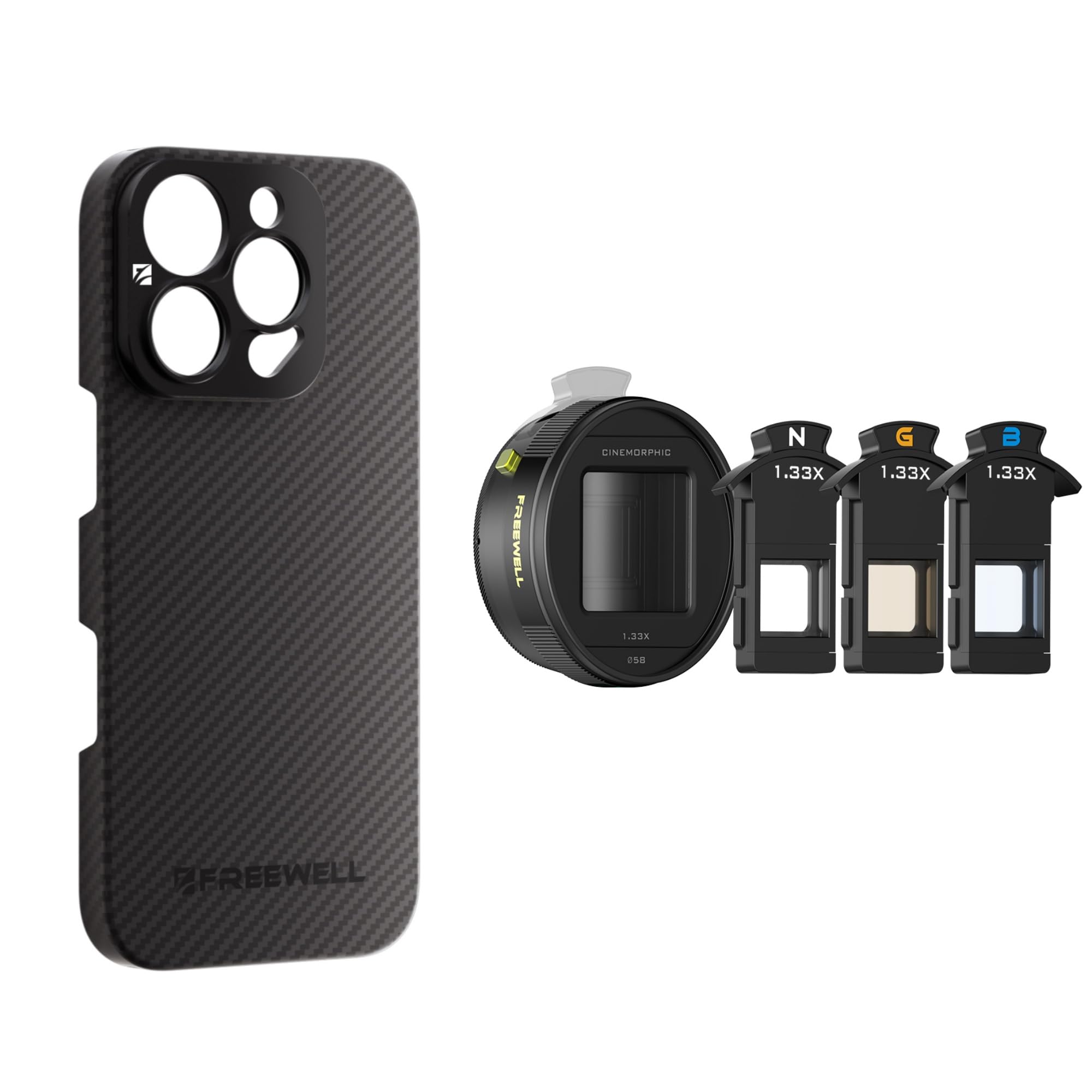 N*a様 iphone12 pro Amazon.com: FREEWELL 1.33x Pro Cine Anamorphic 3 in 1 Lens and Pro
