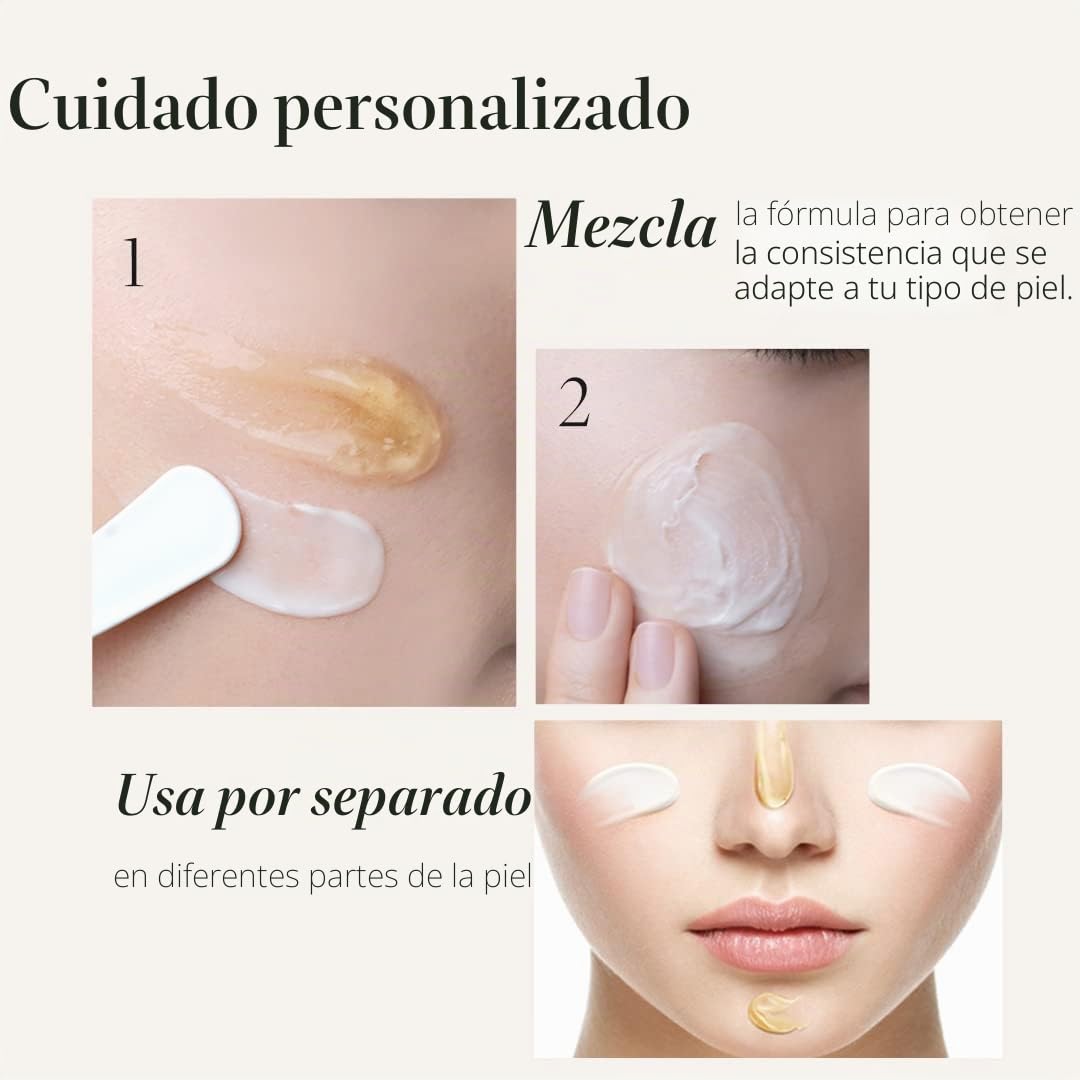 Dalba - Suero doble y crema de trufa blanca, sérum hidratante vegano y crema intensa, 7.4 onzas