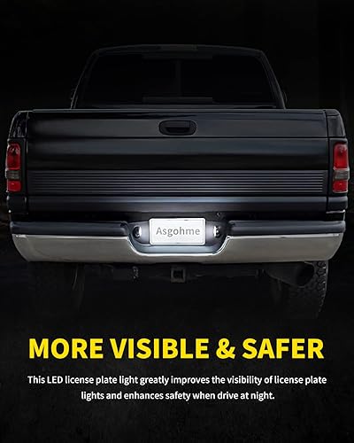 Miniatura 7 de Luces LED para matrícula, color blanco brillante, repuesto compatible con Dodge RAM 1500 2500 3500 Pickup Truck 1994 1995 1996 1997 1998 1999 2000