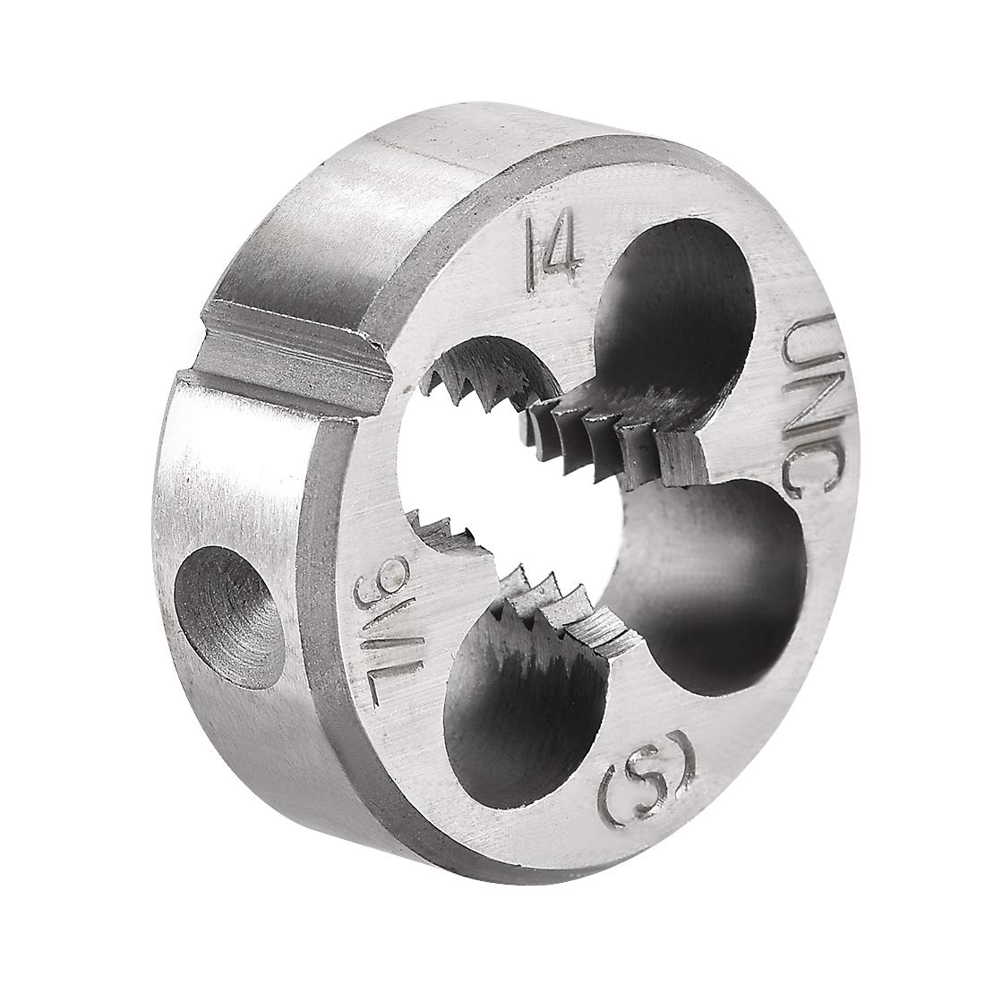 uxcell 5/16-18 UNC Round Die, Machine Thread Right Hand Threading Die, Alloy Tool Steel Screw Thread Cutting Die — Amazon image 6