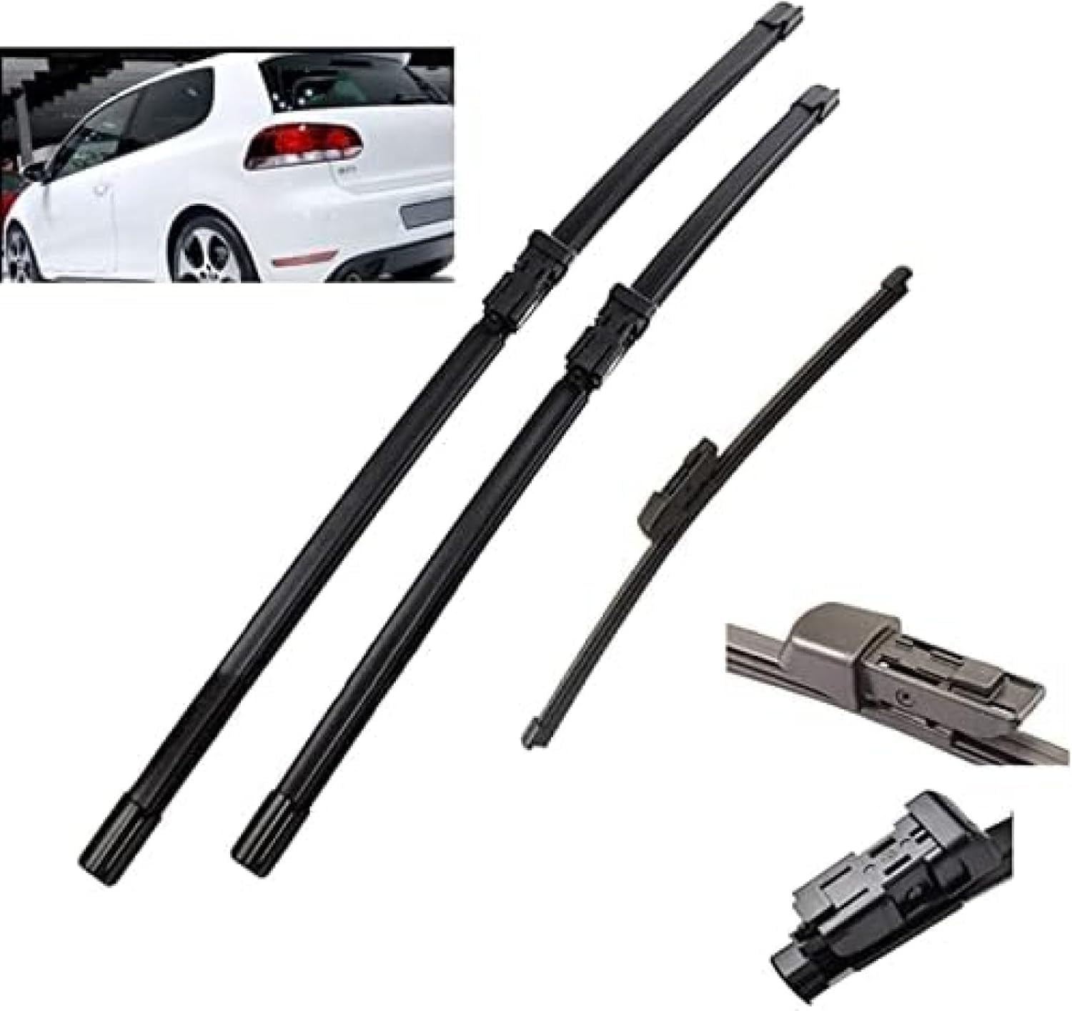 Essuie glace avant pour VW Golf 6 Hatchback 2009-2012 balai d'essuie-glace