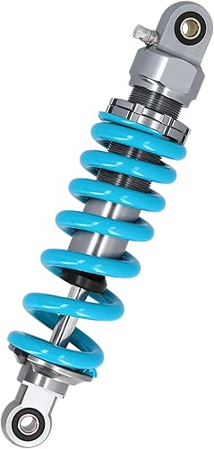 Fydun - Amortiguador universal ajustable de 11.024 in, suspensión trasera, cabeza redonda para motocicletas, vehículos todoterreno, cuatrimotos