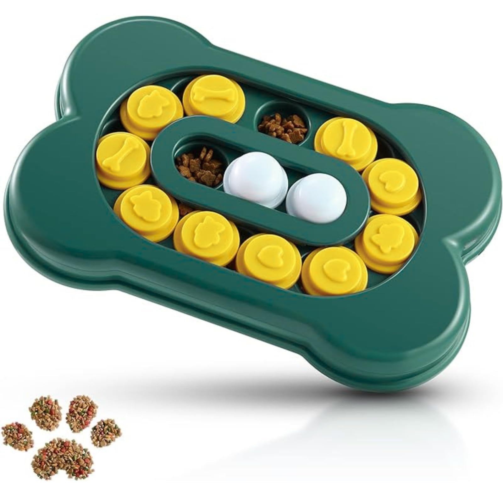 Cature Dog Puzzle Foraging Plate Toys Interactive Dog Toys for IQ Training & Mental Enrichment Toy, DogFood Dispenser (Color-Green) (B0CKBPTWJR) Amazon Price History, Amazon Price Tracker