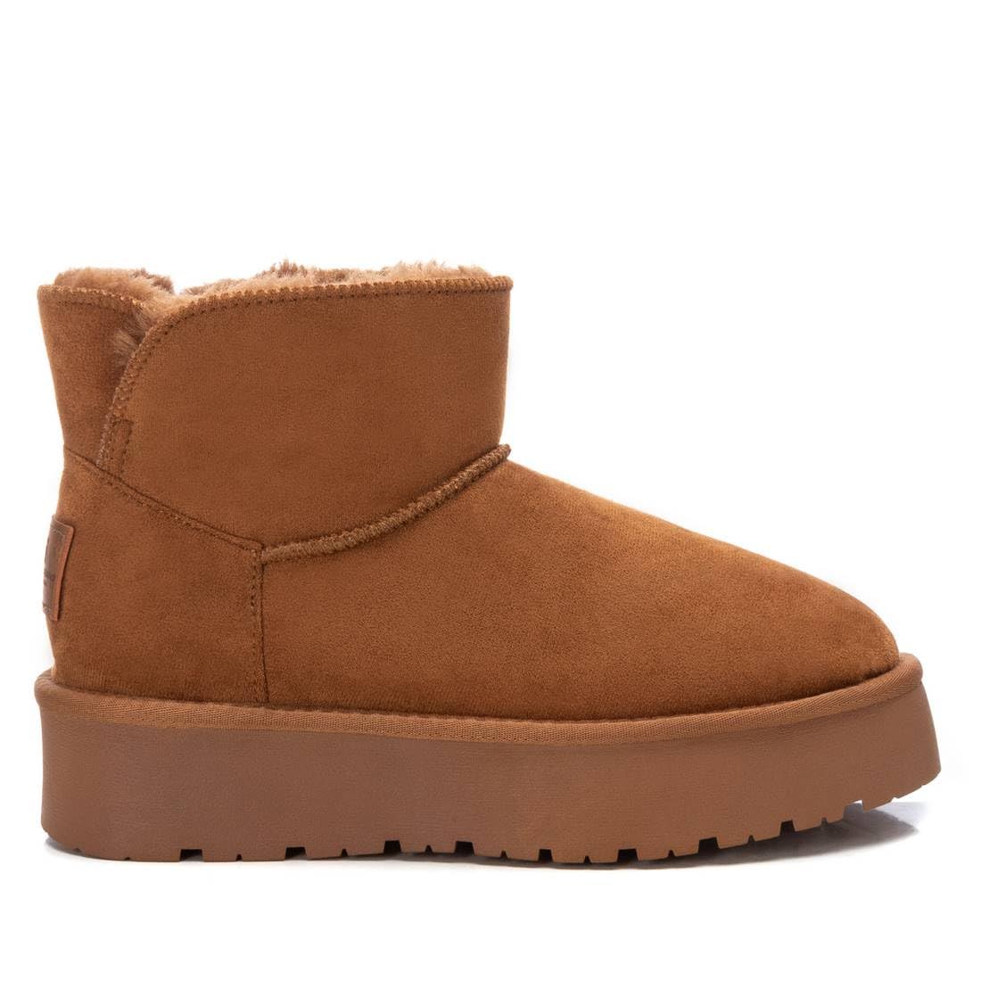 XTI Sandales compensées pour femme – Chaussures confortables et polyvalentes – Mode décontractée, Camel 10, 36 EU