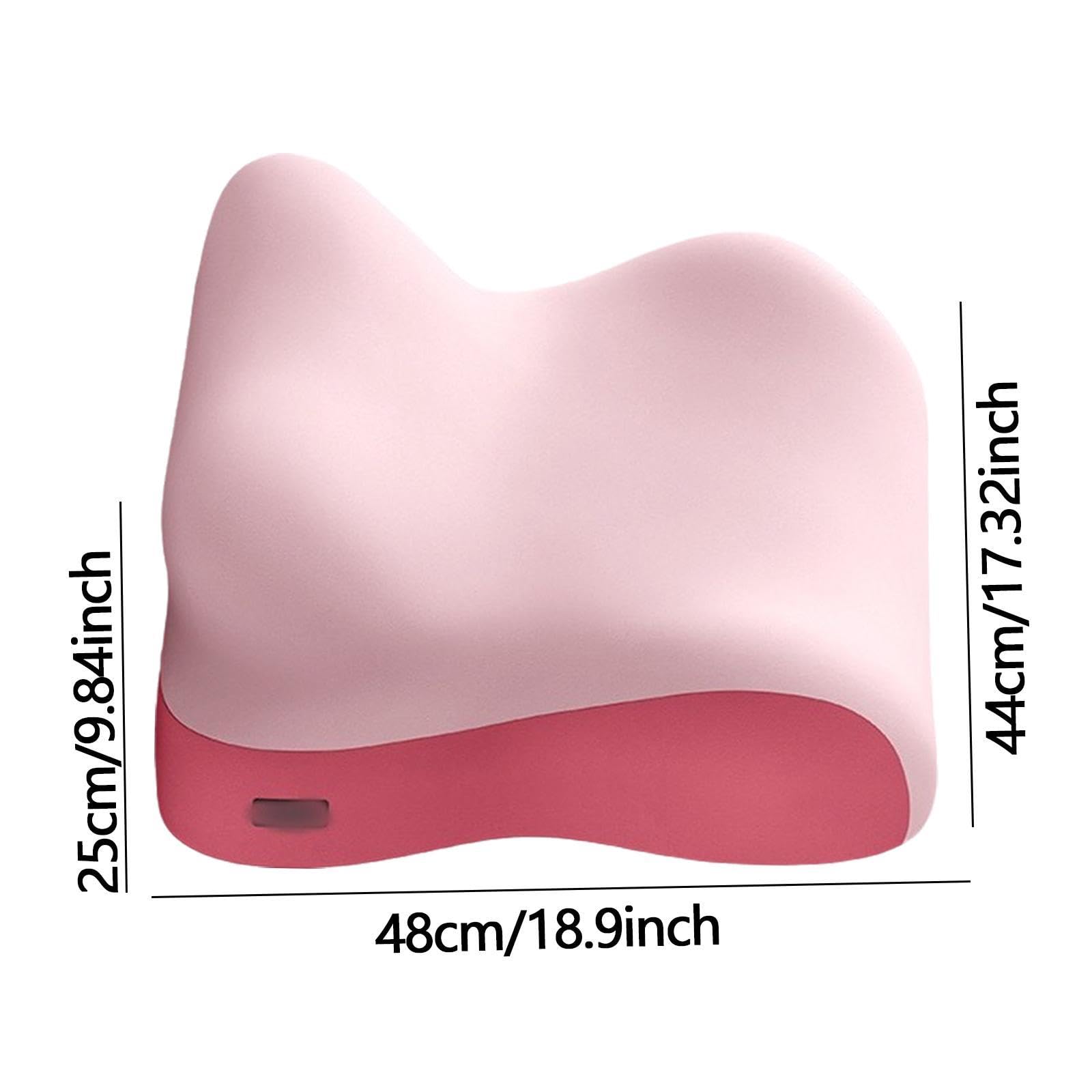 Pezzo Memory Foam Per Il Supporto Lombare Per Casa Auto E,Rosa