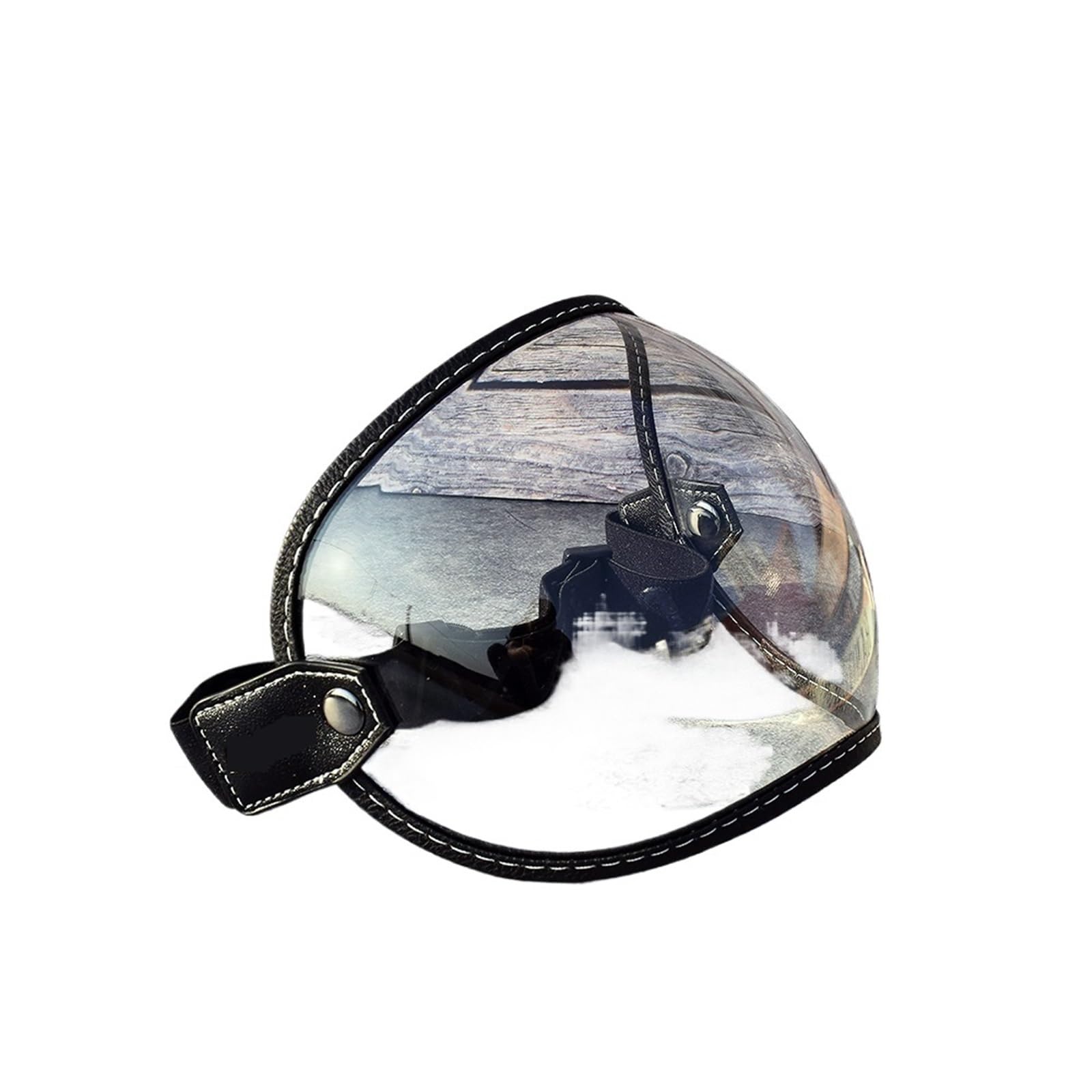Visera Casco Moto Viseras universales for Casco de Motocicleta, Casco Abierto 3/4, Visera de Burbuja, Gafas de Moto, Lentes de Motocross a Prueba de Viento