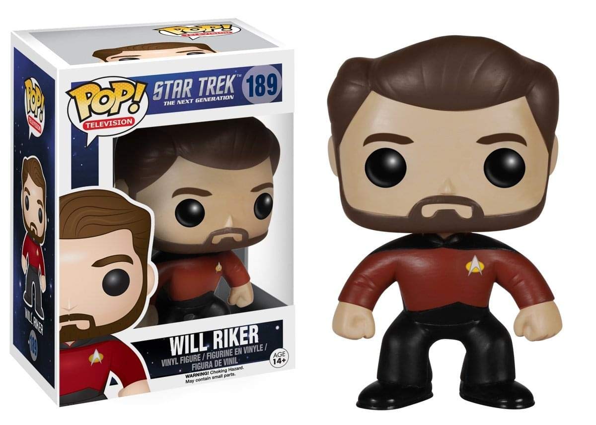 Figurine Pop Riker Star Trek TNG 9 cm idée cadeau parfaite pour fan de série télé