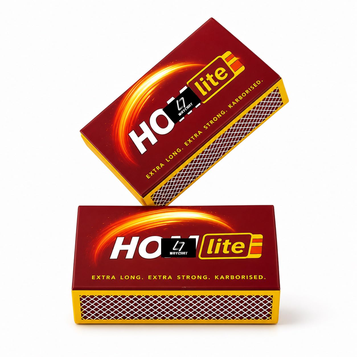 HOM_lit Small Match Box (Pack of 25) with 1 Pc Pocket Lighter | 1050 Total Sticks (42 per Box) | Karborised Extra Long Safety Matches for Kitchen, Pooja & Craft-image-27