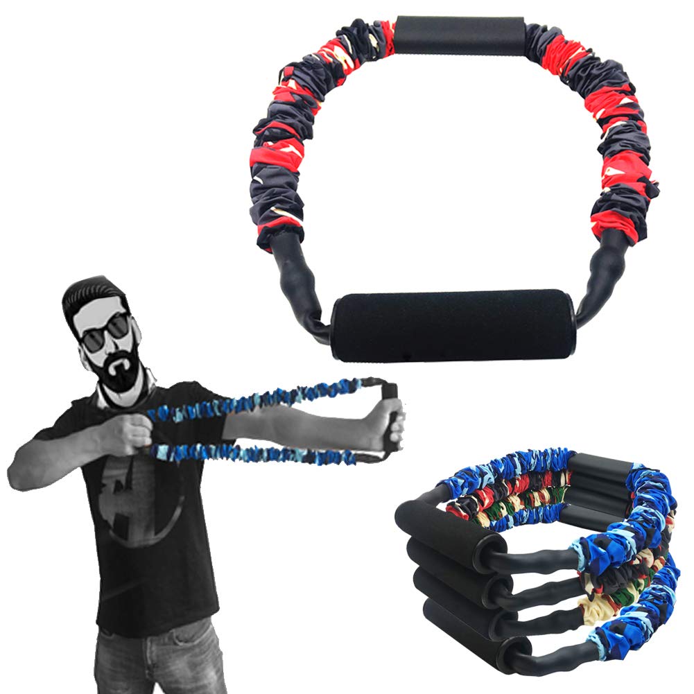 FOSER Archery Band Open Bow Resistance Trainer Arm Strength Training Bow Training Tensioner Archery Fitness Machine