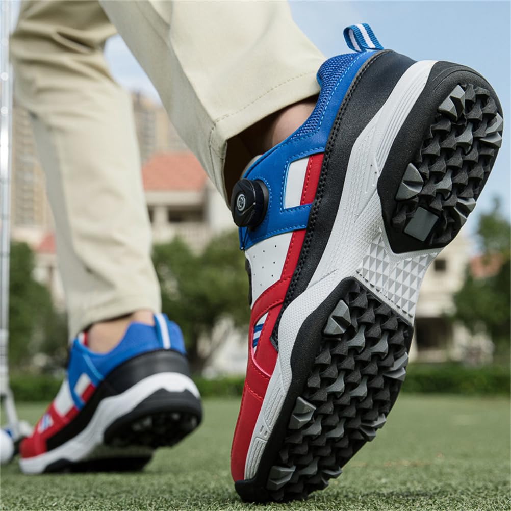 Zapatos de Golf para Hombre Calzado de Golf Ligero y Transpirable Moda Antideslizante Zapatillas Deportivas de Entrenamiento Casual