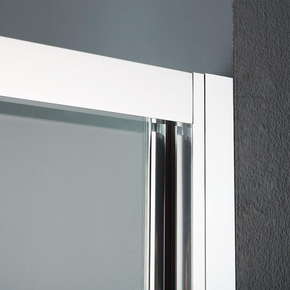 PORTE DE DOUCHE 180 CM GIADA 2 PORTE FIXES 80 CM VERRE TRANSPARENT - Bricolage