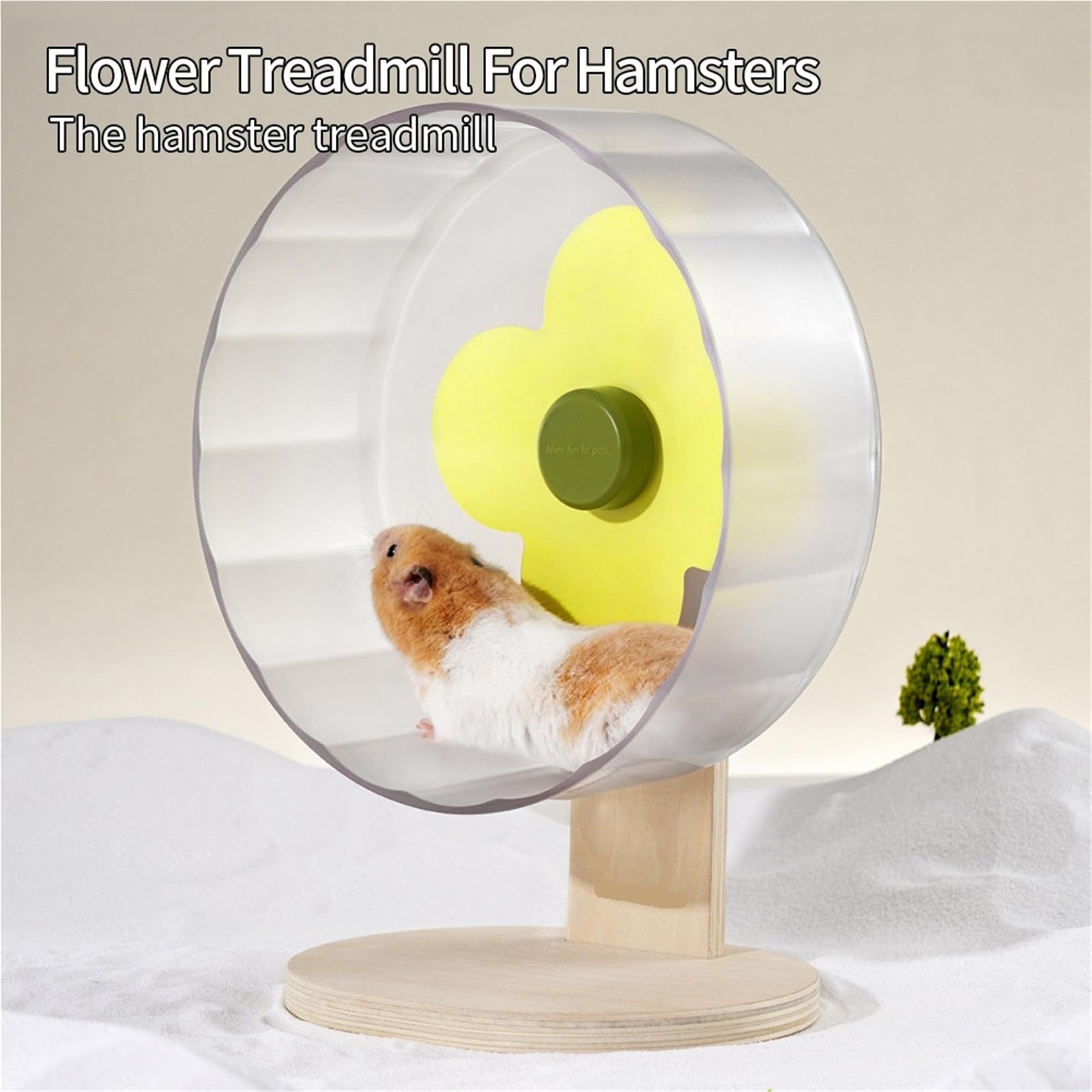 Rueda de hámster de 22 cm para mascotas, trotar, deportes, correr, accesorios para hámster, juguetes, animales pequeños, ratas, rueda de ejercicio, rueda de chinchilla (transparente)