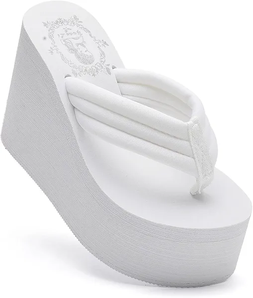 Like-know-like Womens Wedge Sandals Platform Sandals Women Chunky Wedge flip flops Sandals for Women