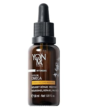 YonKa Paris Serum Omega, Oil in Serum for Dry Sensitive Skin | Omegas 3 6 9 Lipo Restore Complex, Nourishes and Soothes Reactive Skin, Vegan Dermatologist Tested, 1 Fl Oz