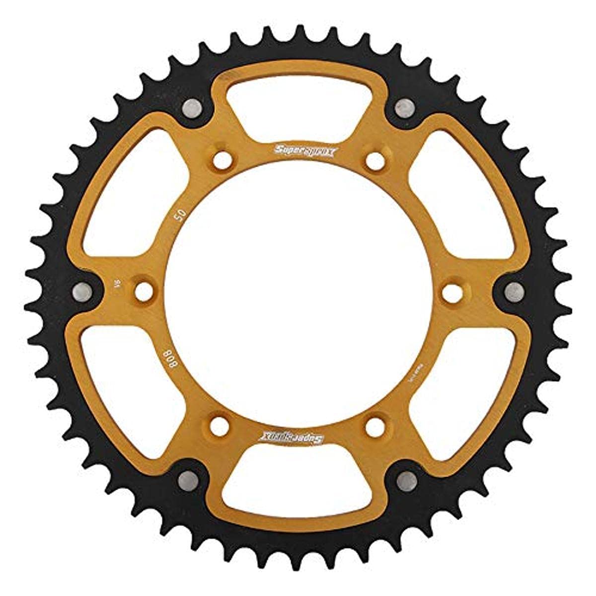 Amazon.com: Supersprox RST-808-50-GLD Gold Stealth Sprocket