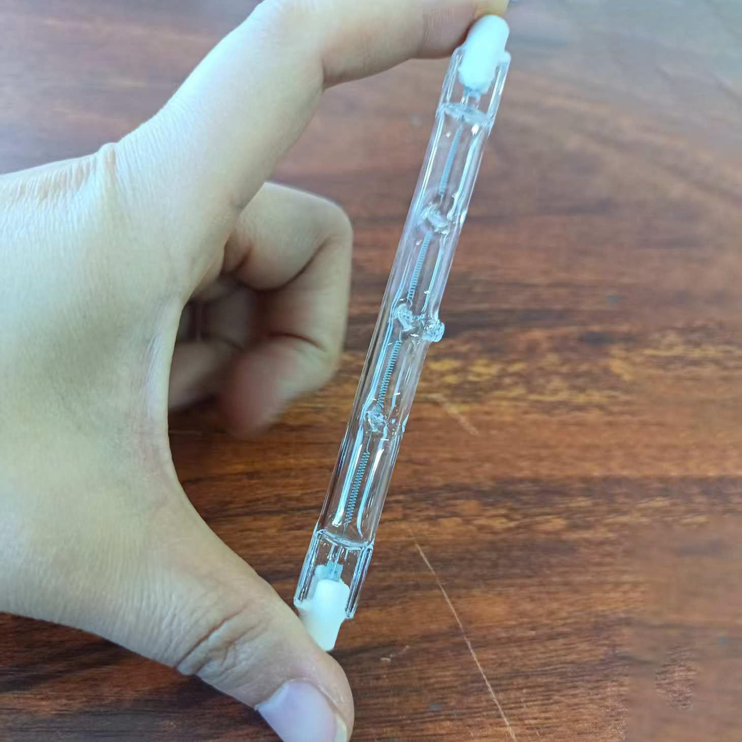 Bombilla halógena R7s 118mm 220v-240v Reemplazo de tubo J118 de doble extremo 100W Lámparas de iluminación halógenas blancas cálidas 2700k Lámparas de iluminación, 100W, 5PCS