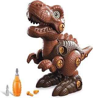 EITEYI Take Apart Dinosaur Toys for Kids, DIY Construction Building Toys Educational STEM Dinosaur Toys for Kids 3 4 5 6 7 8 Year Old Boys Girls Birthday Gifts Dinosaur Game