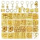 Bogoro Goldene Haarschmuck FüR ZöPfe,260 StüCk Dreadlocks Schmuck,Schmuck FüR Haare Mit Dreadlocks,Haarschmuck FüR ZöPfe,Mit Ringmanschetten, Dreadlock-ZubehöR, FüR MäNner,MäDchen,Frauen