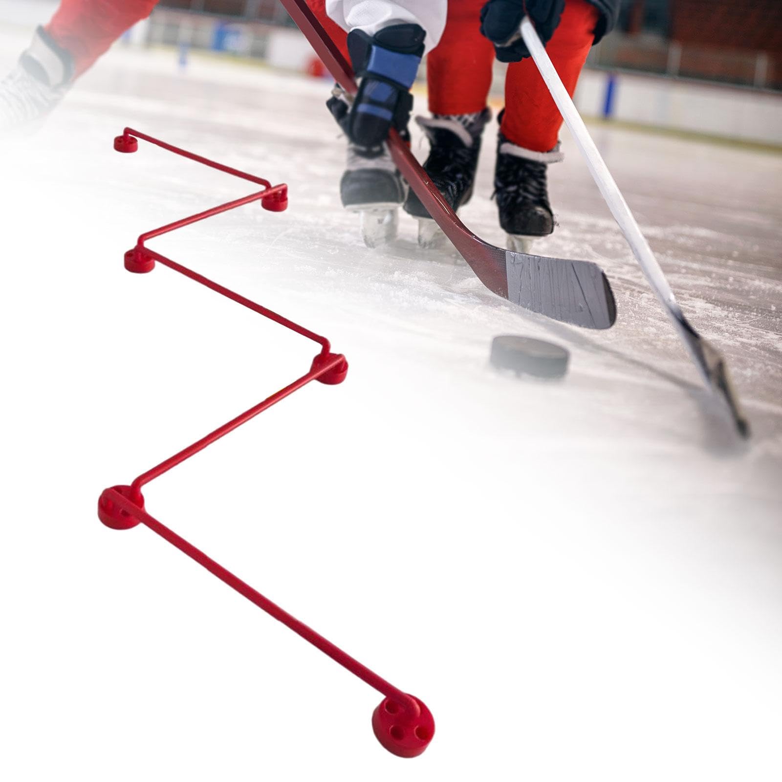 Equipamiento de Entrenamiento de Hockey, Ayuda para El Entrenamiento de Manejo del Stick, Control del Disco, de Obstáculos, Compacto de PP
