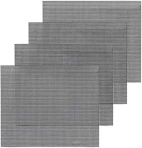 WOVELOT Non Stick BBQ Grill Mesh,Fire Pit Non Stick Grilling Mesh Reusable Heat Resistant BBQ Teflon Grill Mats bbq Grill Mat for Grilling, Cooking, Baking, Barbecue and Oven, 40 x 33 cm