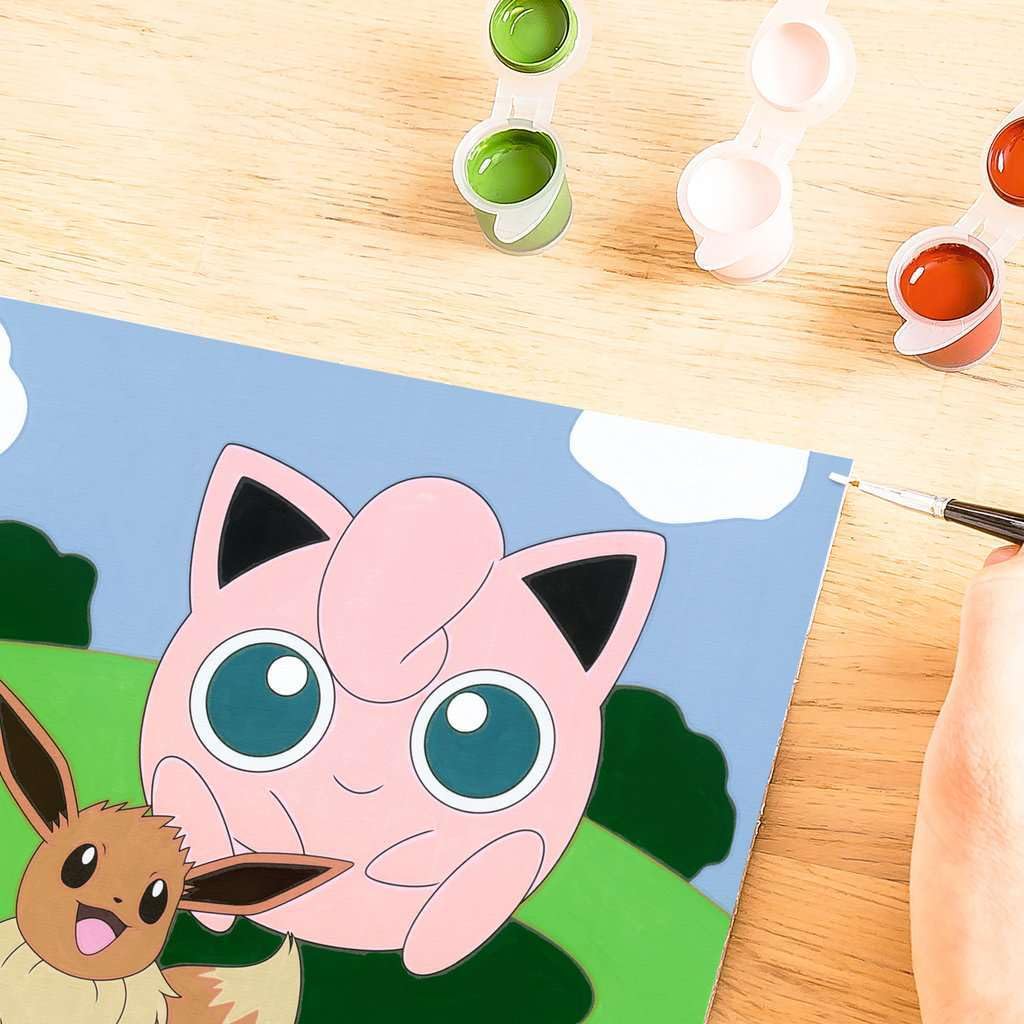 Ravensburger-CreArt 20298 Dipingere con i Numeri Pokémon Avventura – Bambini dai 7 Anni in su, Medio