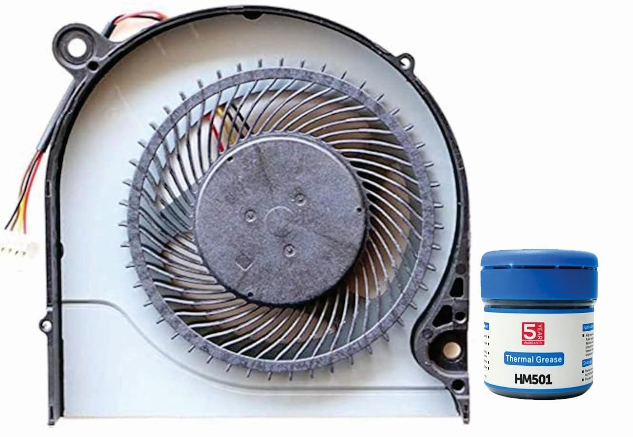 SpareWave Replacement Internal CPU/GPU Cooling Fan for Acer Predator Helios 300 PH315 PH315-51 PH317 G3-571 G3-572 G3-573 (SINGLE). Comes With Complimentary MH501 (Cooling paste).-image-19