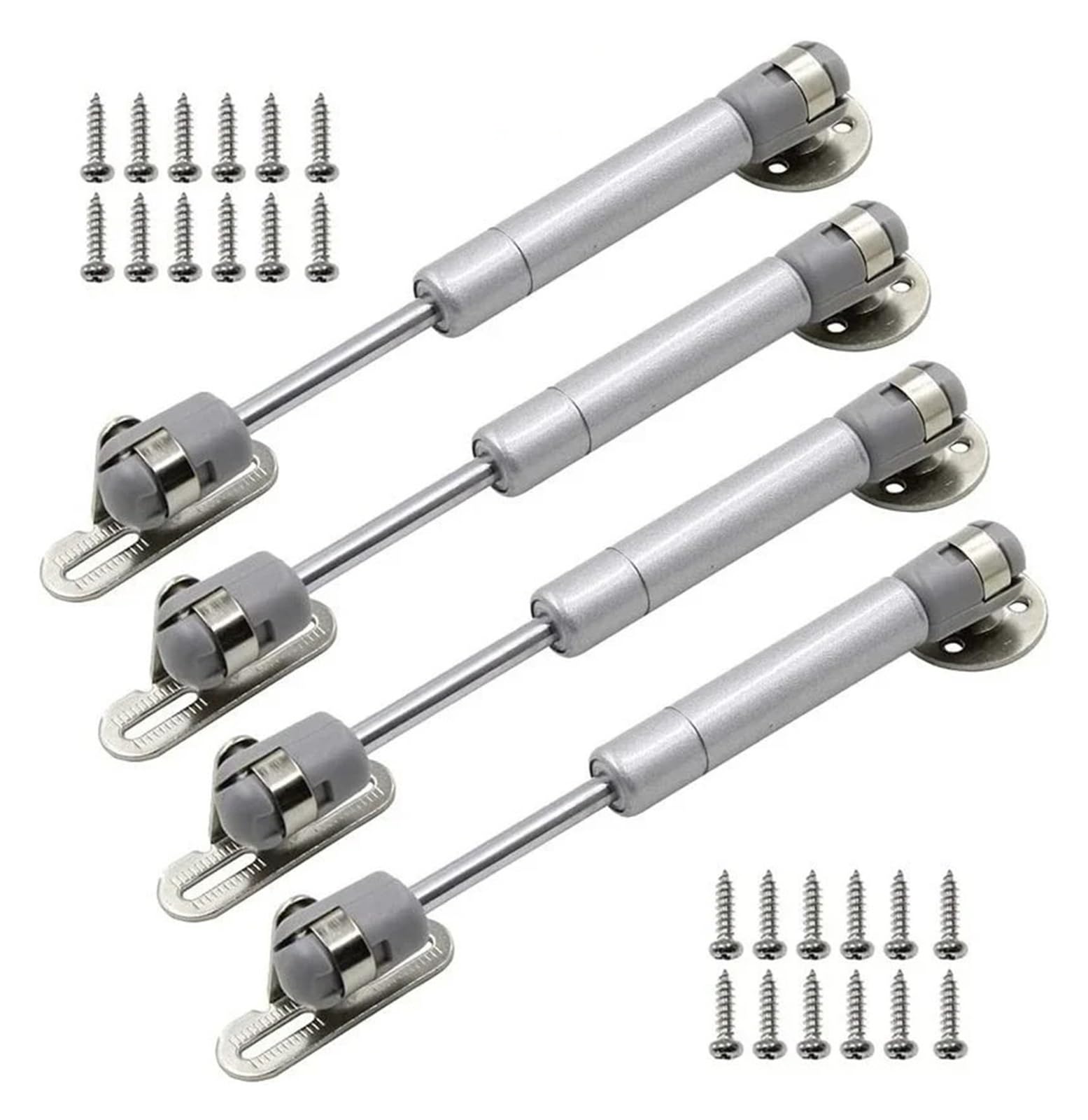 Lsnnmu 15Kg 150N 4Pcs Furniture Hinge Kitchen Cabinet Door Lift Pneumatic Support Hydraulic Gas Spring Stay Hold Tools For Home For Furniture(15Kg 150N)