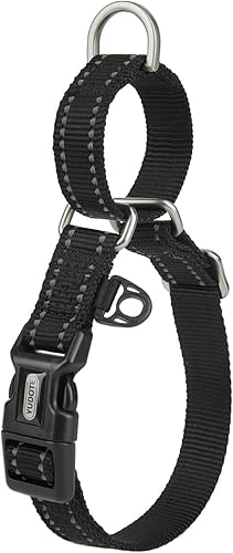 Miniatura 3 de Petiry Martingale - Collar de perro con patrón de flamenco, collar de estrangulamiento con hebilla de liberación rápida de seguridad, a prueba de