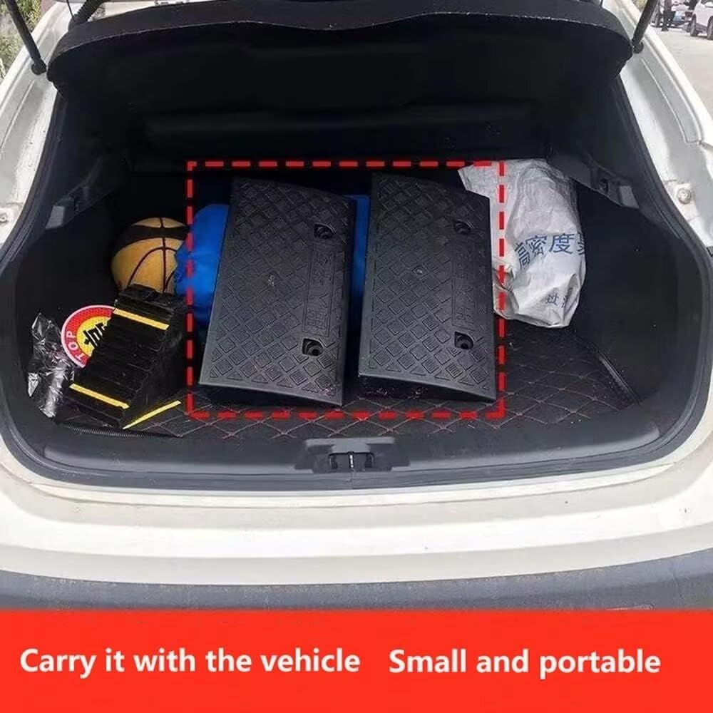 Rampa de umbral de Goma, rampas de bordillo para Coches, rampa de acera de, rampas de Movilidad para Scooter, Silla de Ruedas, rampas para Puerta de acera