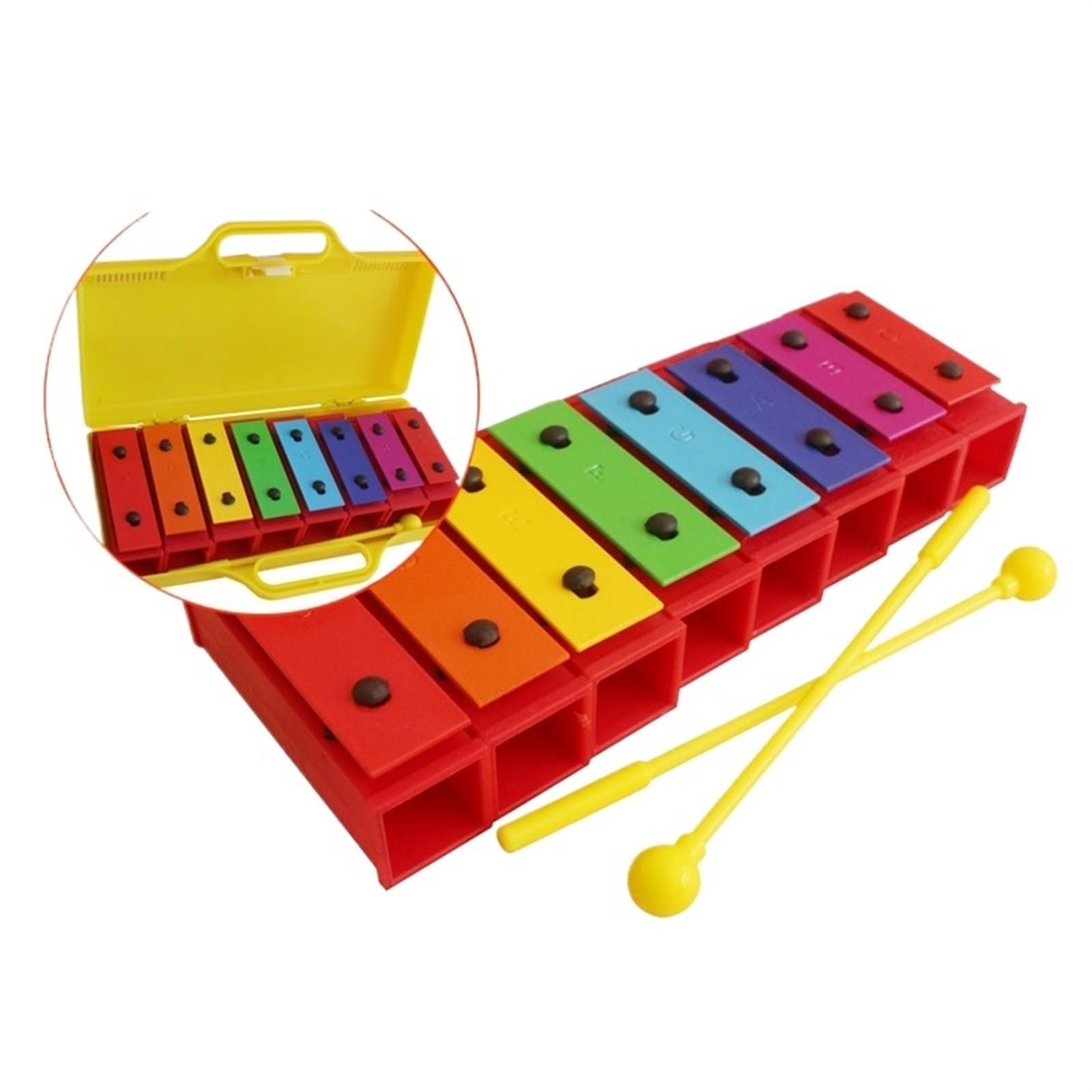 Instrument Ksylofonowy Ksylofon Instrument Perkusyjny Ośmiodźwiękowa Cegła 8-tonowy Blok Ośmiodźwiękowy Fortepian Początkujący Profesjonalny Instrument Muzyczny Dla Dorosłych