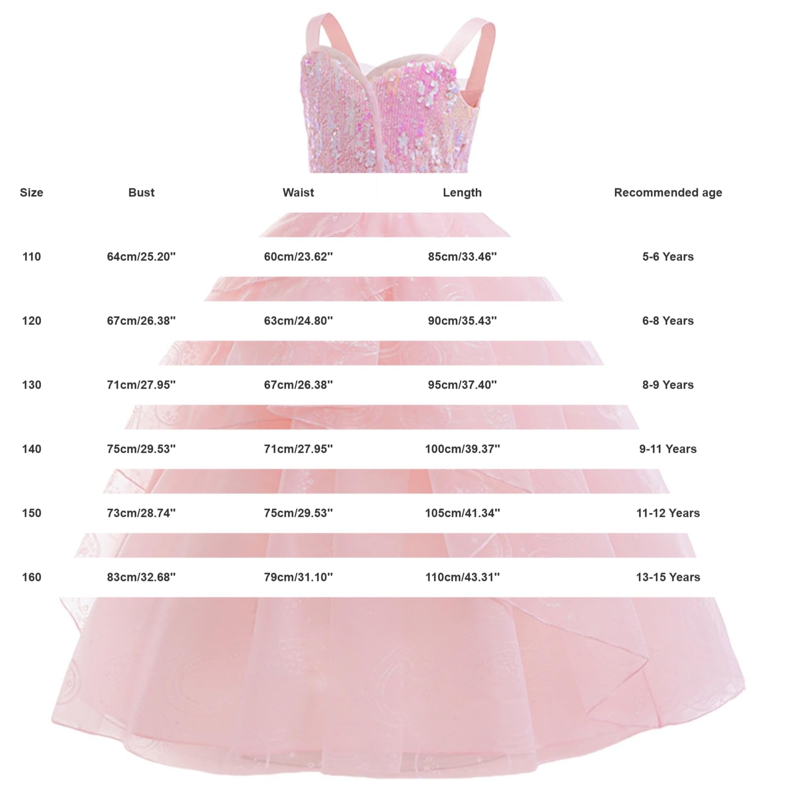 Vestito Estivo per Ragazze Senza Manica/Maniche Corte Elegante Abiti Casual da Bambine Linea A/Dritta Abito Alto Basso Vestito Bambina Spiaggia/Viaggio