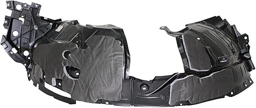 FITRITE AUTO PARTS Nuevo trazador de líneas de guardabarros delantero izquierdo del lado del conductor para Nissan Rogue 2021-2023, plástico PP,