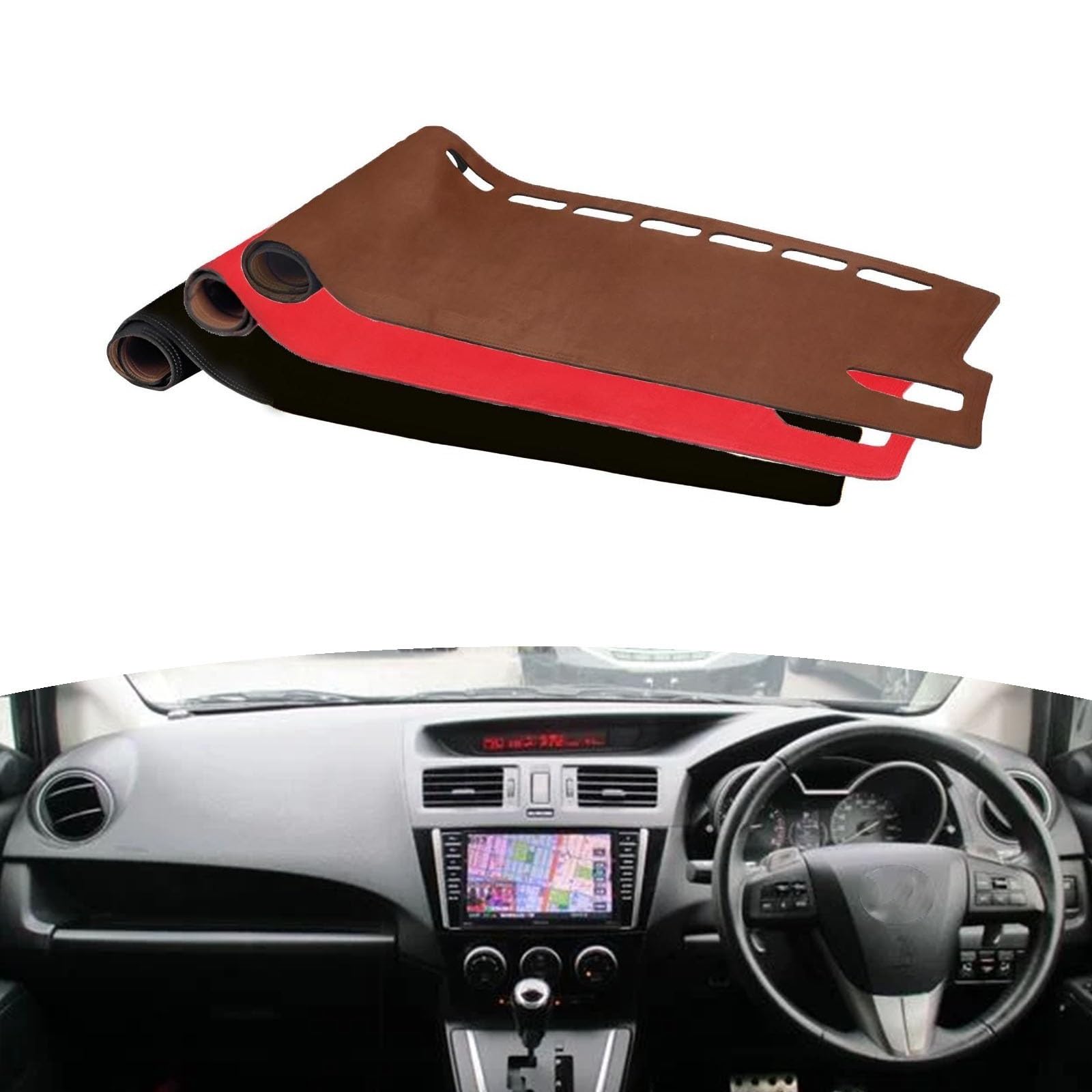 マツダ プレマシー 2012年～ 2015年 CWプレマシー ダッシュマット 送料無料】 マツダ プレマシー Mazda5 CW系 2011〜2018 ダッシュ