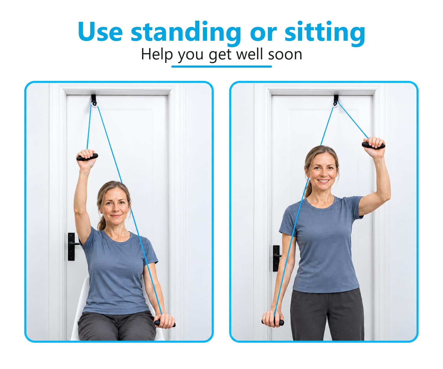 Shoulder Pulley Over The Door Physical Therapy System — Amazon image 4