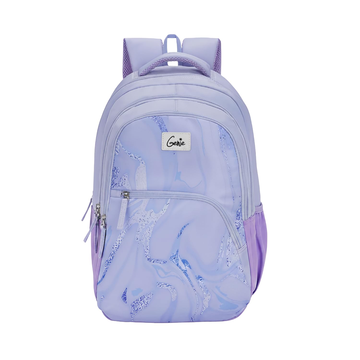 VALYRIA Purple School Bag 3 Compartments, 19 Inch Laptop Backpack-image-25