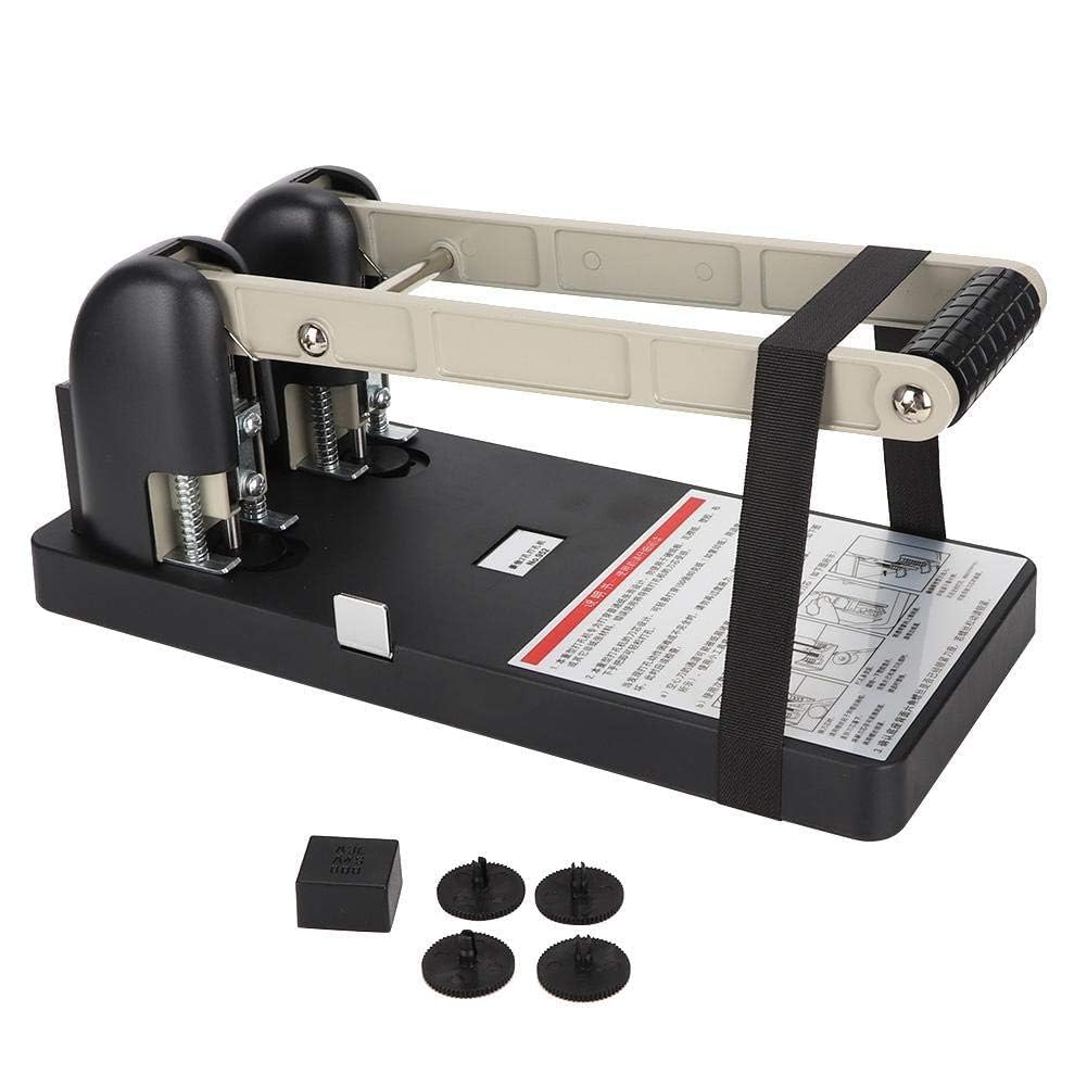 Perforatrice per Carta A 2 Fori per Impieghi Gravosi, capacità di 150 Fogli, Elevata capacità per Forniture per Ufficio E Scuola, Perforatrice Resistente Ed Efficiente