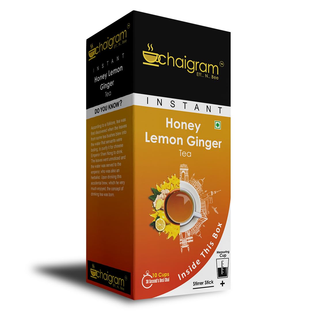 See full amazon price history chart for CHAIGRAM Honey Lemon Ginger tea | Natural ingredients | Caffeine free | Boosts energy | Improves immunity | low sugar| organic assam tea | tea premix (tea powder - 10 sachets, 10x 14g= 140g) CHAIGRAM Honey Lemon Ginger tea | Natural ingredients | Caffeine free | Boosts energy | Improves immunity | low sugar| organic assam tea | tea premix (tea powder - 10 sachets, 10x 14g= 140g) (B0BWZ2KQG8) Amazon Price History, Amazon Price Tracker