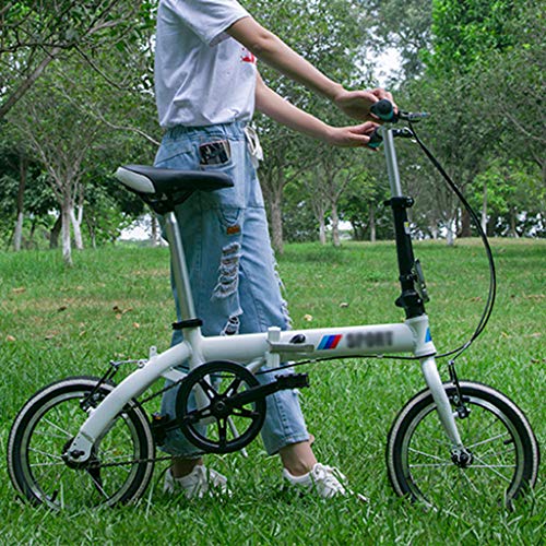 Vouwfiets Lichtgewicht Aluminium Frame Dames Mini Compacte Fiets met Spatbord - Afbeelding 7